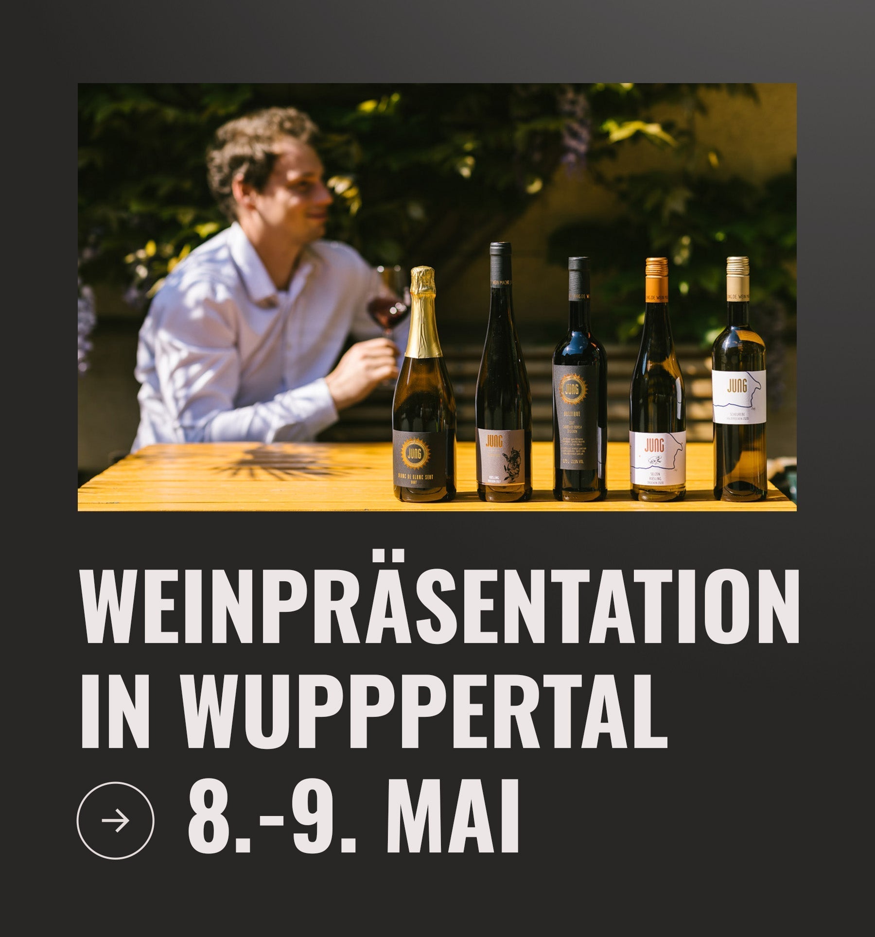 Weinpräsentation in Wuppertal – 8. und 9. Mai